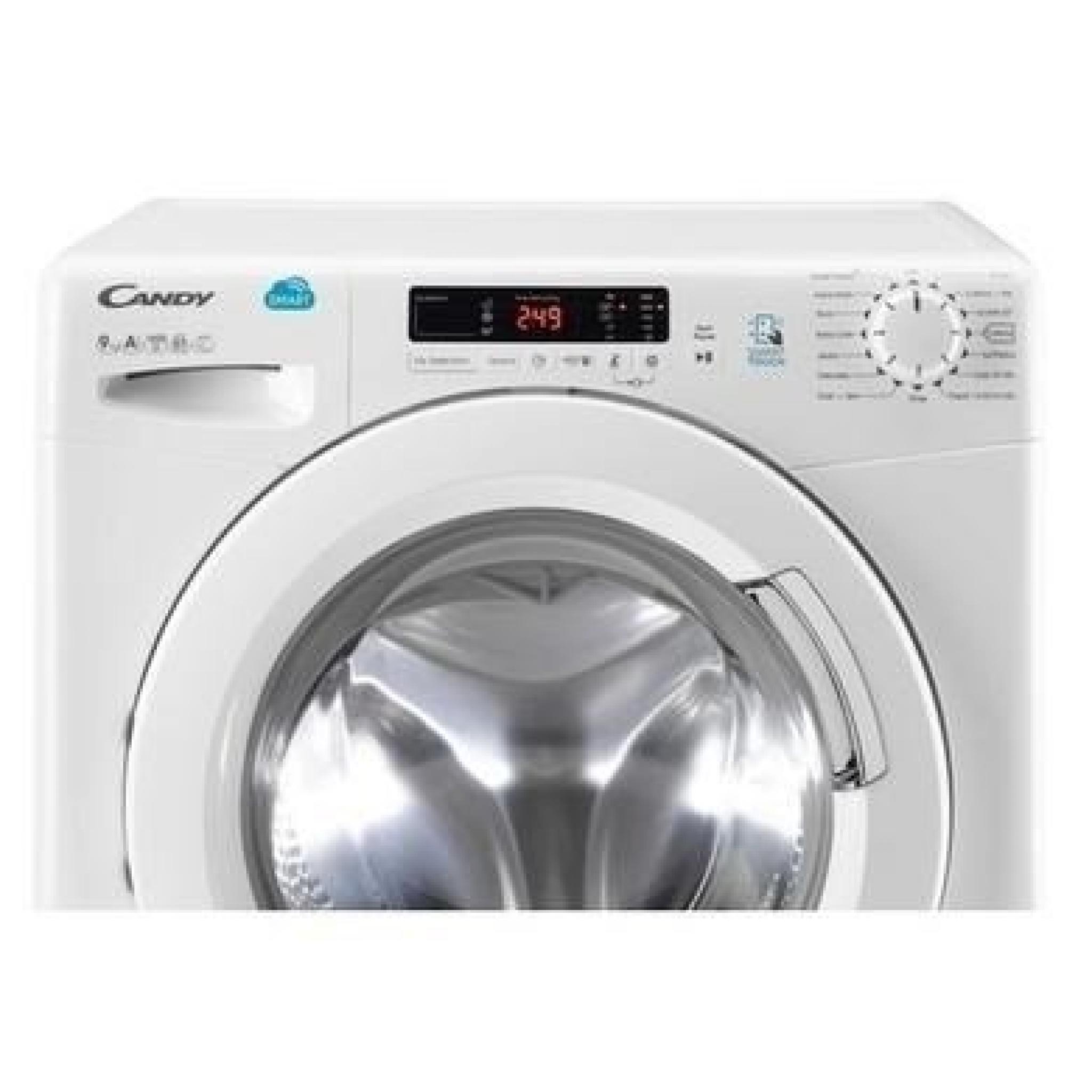 Candy CVS1492D3 Smart 9kg 1400rpm Freestanding Washing Machine White