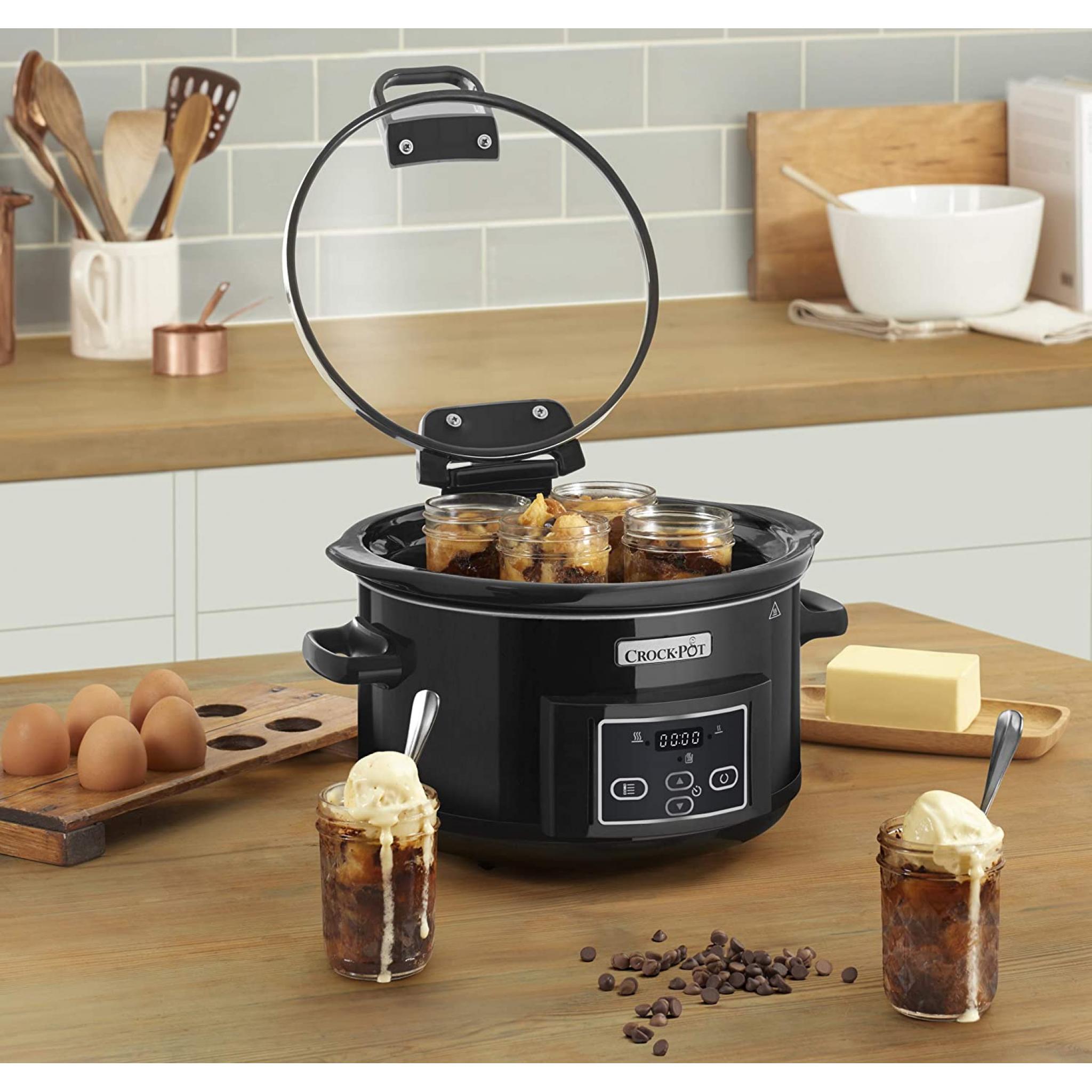 Crock Pot Lift And Serve Digital Slow Cooker With Hinged Lid And Programmable Countdown Timer 47 1099