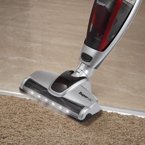 Morphy Richards Supervac 2-in-1 Cordless Vacuum Cleaner 732007 Silver ...