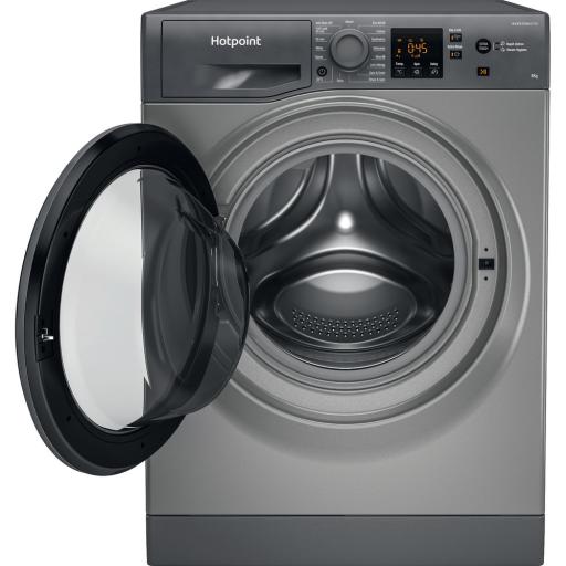 hotpoint nswm864cukn 8kg 1600 spin washing machine black